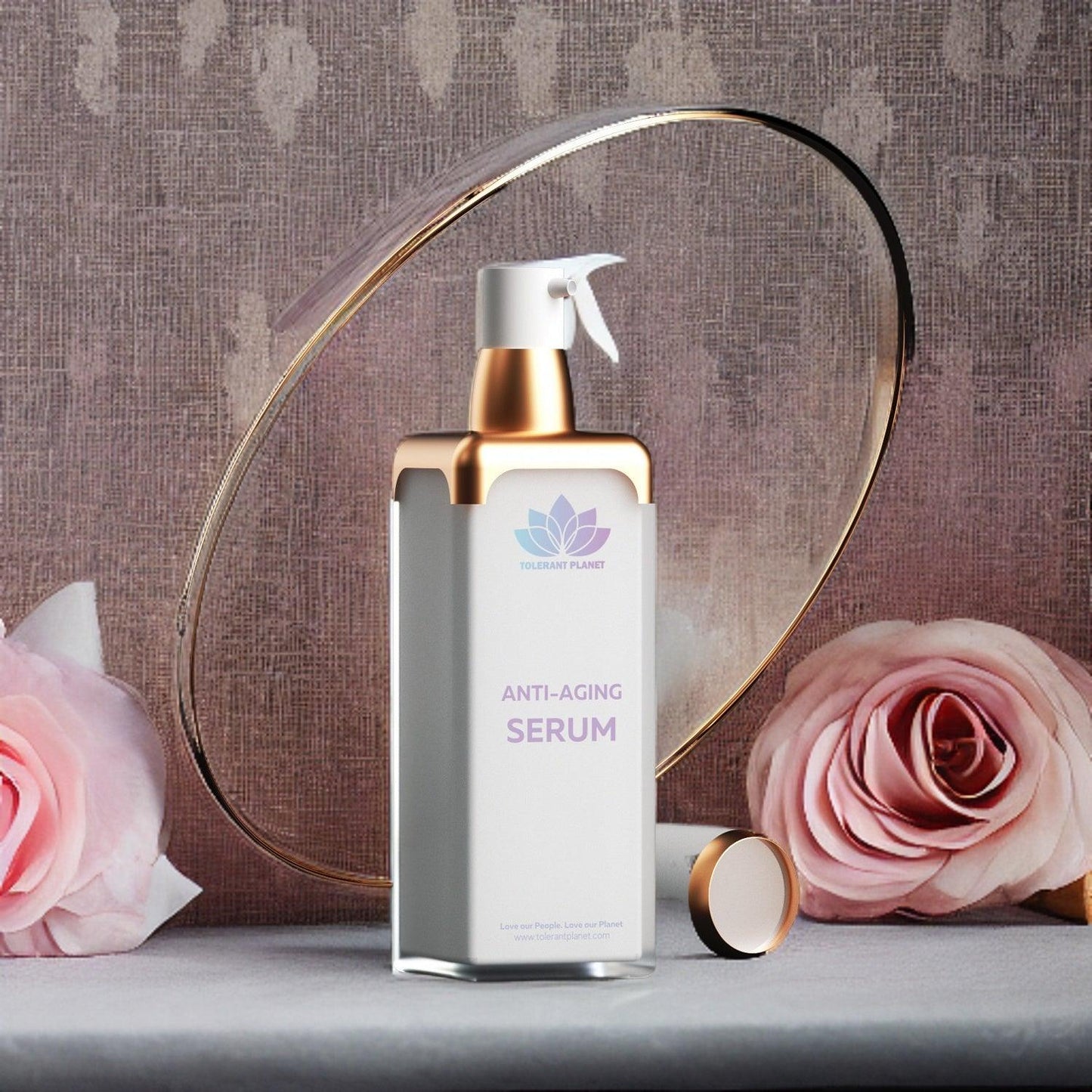 Odemkněte nadčasovou krásu: Představujeme Rose Gold sérum proti stárnutí s vysokým obsahem CoQ10 – Tolerant Planet