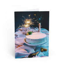  Sparkling Birthday Cake BIRTHDAY Greeting cards - Tolerant Planet