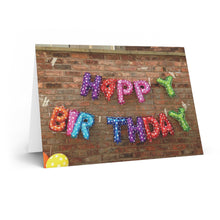  BIRTHDAY Bliss: Letter Balloons Celebration Card - Tolerant Planet
