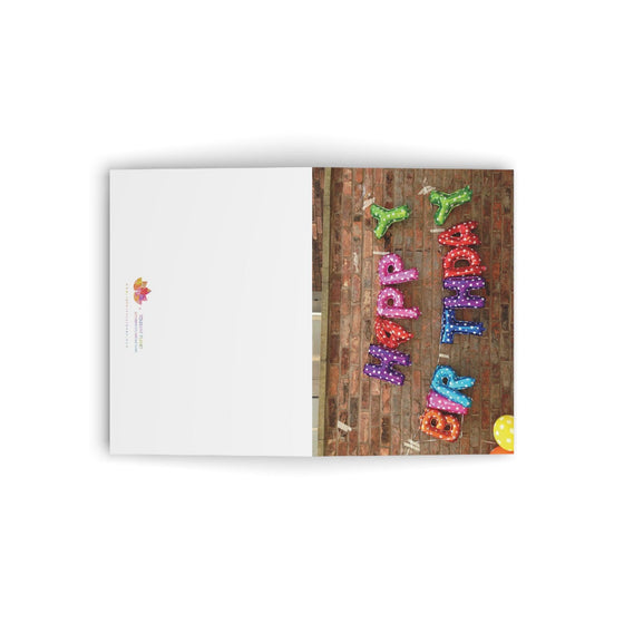 BIRTHDAY Bliss: Letter Balloons Celebration Card - Tolerant Planet