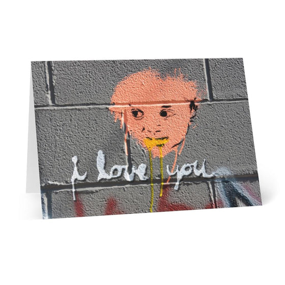 i love you Greeting Cards (8 pcs) - Tolerant Planet