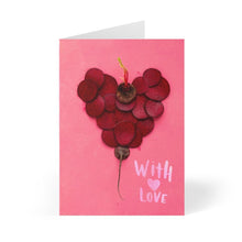  With ♡ Love Greeting Cards (8 pcs) - Tolerant Planet