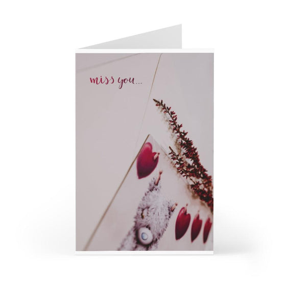 MISS YOU Greeting Cards (8 pcs) - Tolerant Planet