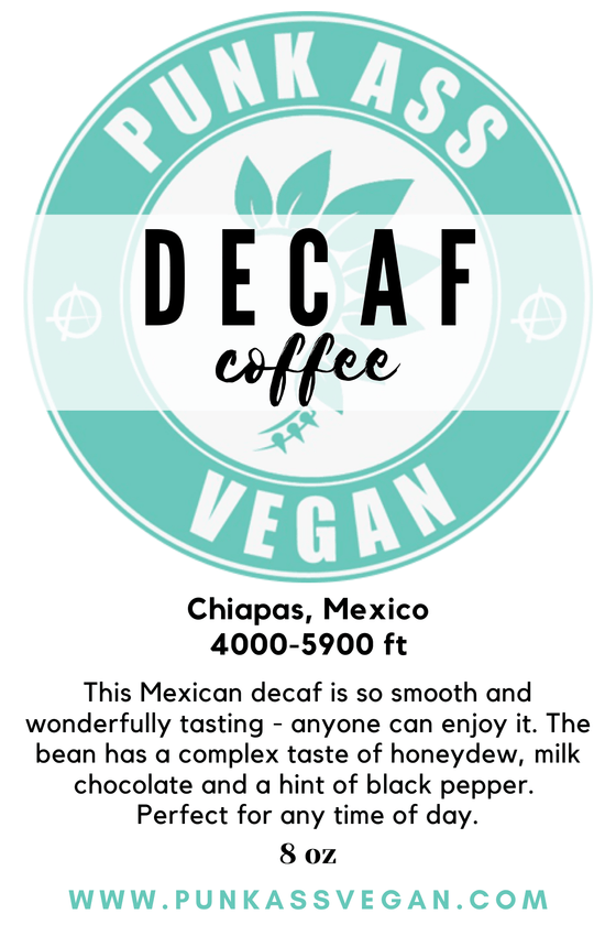 Decaf - Mexico Chiapas Roasted Coffee Beans - Tolerant Planet