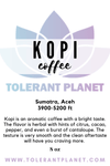 Kopi - Sumatra Aceh - Tolerant Planet