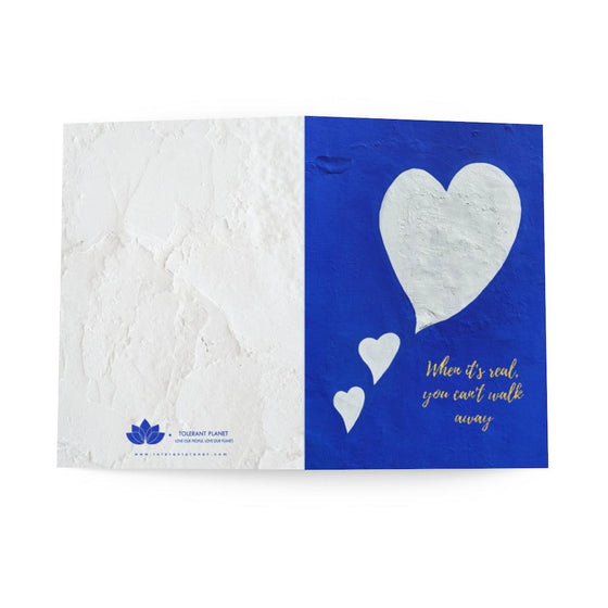 When its real, you can't walk away Greeting Cards (8 pcs) - Tolerant Planet