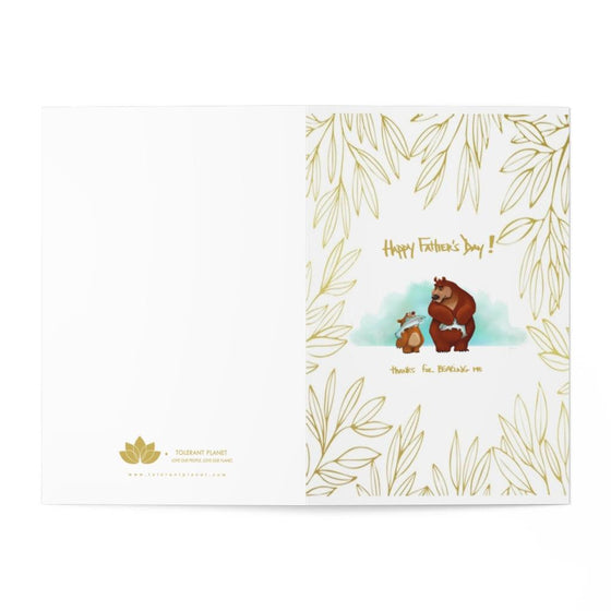 Happy Father's Day Greeting Cards (8 pcs) - Tolerant Planet