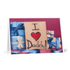 I ♡ Daddy Greeting Cards (8 pcs) - Tolerant Planet