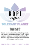 Kopi - Sumatra Aceh - Planète tolérante